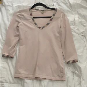 Burberry three quarter length top